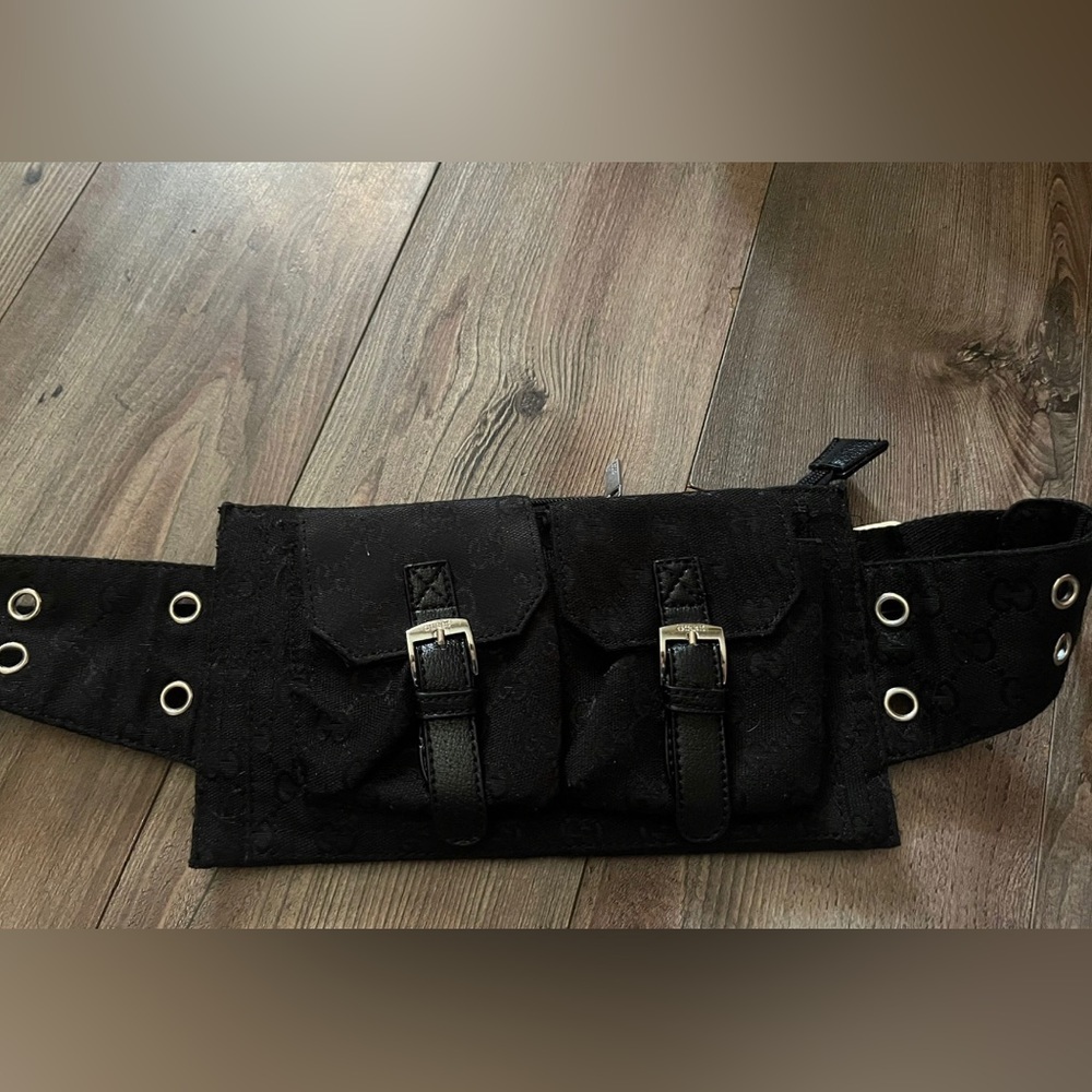 Black Gucci Fanny Pack